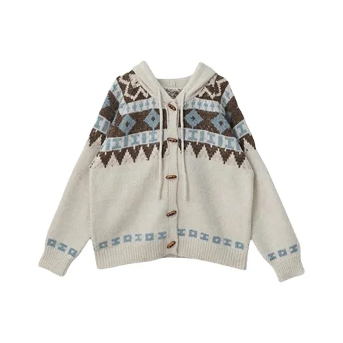 CHARM GLOW Экрю Женская Трикотажная Одежда