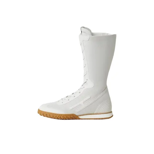 HERMES Колено Высокие сапоги Женские Белые