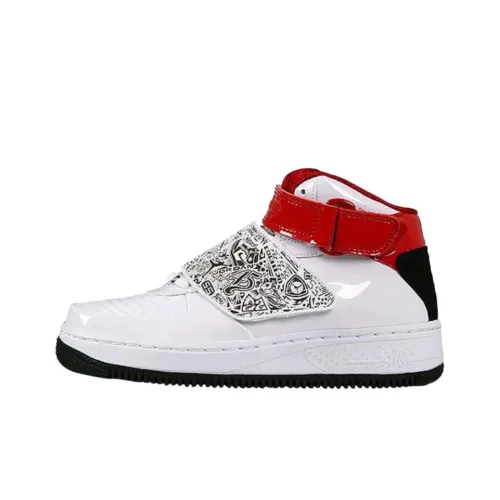 Джордан MID Топ Детские Баскетбольные Кроссовки Белый Подростки