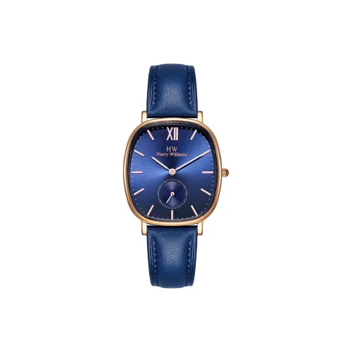 HARRY WILLIAMS Кварцевый механизм Женские часы 30MM*35mm Синий
