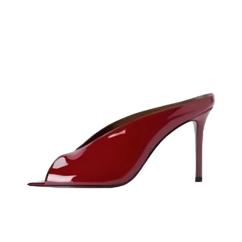 Giuseppe Zanotti GZ Intriigo Слипоны 9 см Женские Красные