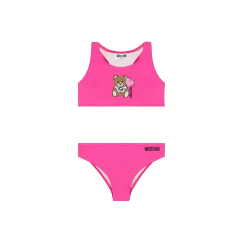 MOSCHINO Тедди Облегающие Купальники для Детей Возрастом 3-7 Лет 2-Предметный Набор