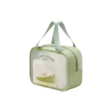 Макияж и косметика, сумка для туалетных принадлежностей, один слой, зеленый, 1 штука