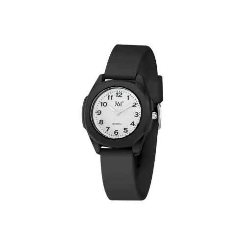 361° Кварцевый механизм силиконовый ремешок унисекс белый циферблат