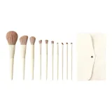 10 шт Молочно-белые кисти для макияжа, набор одежды