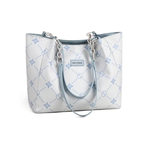 VINEY Сумка через плечо из синтетической кожи сумка для покупок женская белая синяя