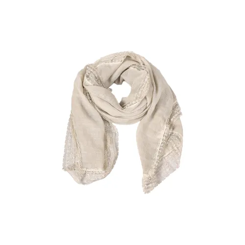 ZUOWEISHIJIA Кружево Тонкий хлопок Льняная ткань Смесь Хлопковая пряжа Шаль Шарф Женские