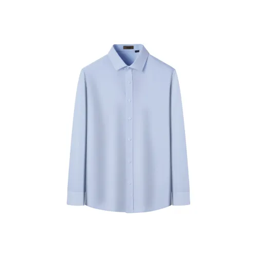 JUDGER Небесно-голубой Мужские Рубашки