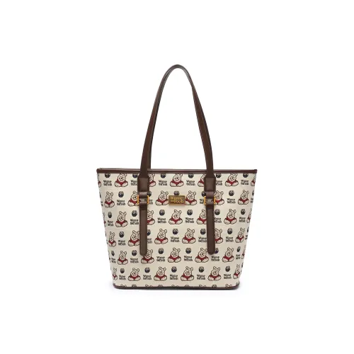 Disney Winnie The Pooh ПУ (полиуретан) Сумка через плечо Женская Экрю