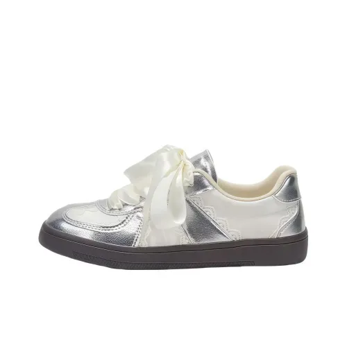 Неон Anti KICK Устойчивый к истиранию Дышащий Легкий Амортизация Низкий Топ KIDS Lifestyle Shoes Серебряный Подростки