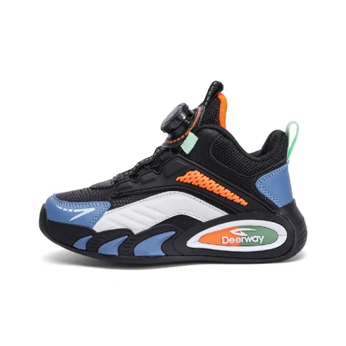DEERWAY Амортизация Rebound Поддержка Противоскользящий Низкий Топ Беговые кроссовки Детские