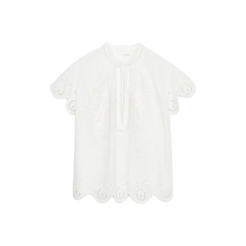 ZARA ZW Series Морозный белый Женские Рубашки