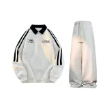 Комплект одежды (Серый топ Фотиния + Светло-серые штаны Фотиния)