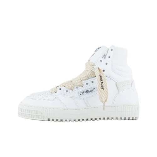 Off Белый OFF COURT Высокие Кроссовки для скейтбординга Женские Белые