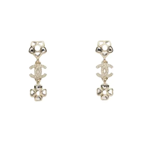 Серьги-гвоздики CHANEL Унисекс Золото