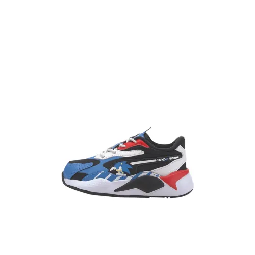 SONIC X PUMA RS X3 Low Топ Обувь для малышей Синий черный Infant And Toddler