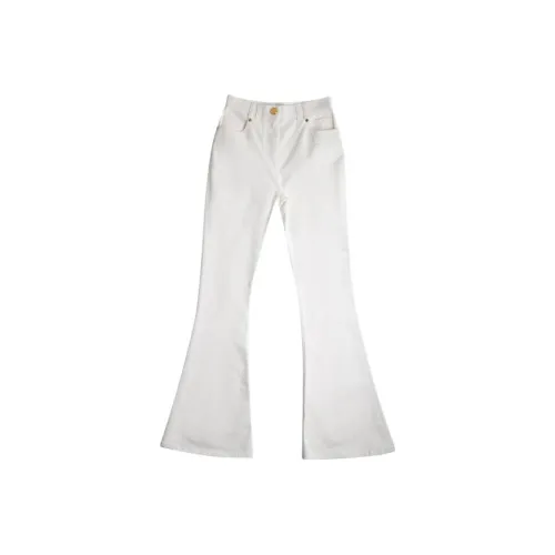 BALMAIN Белый Женские Джинсы
