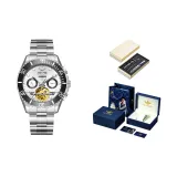 Стальной браслет, натуральный белый