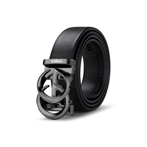 Yalu Alloy Leather Belts Men's
