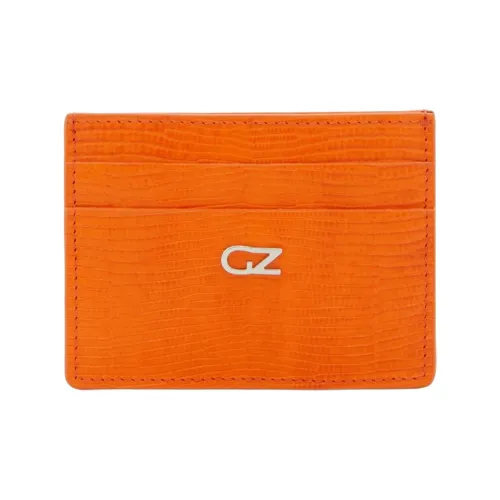 Giuseppe Zanotti GZ Кожаный держатель для карт женский оранжевый
