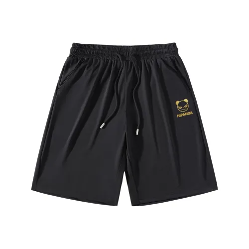HIPANDA Черные Унисекс Повседневные шорты