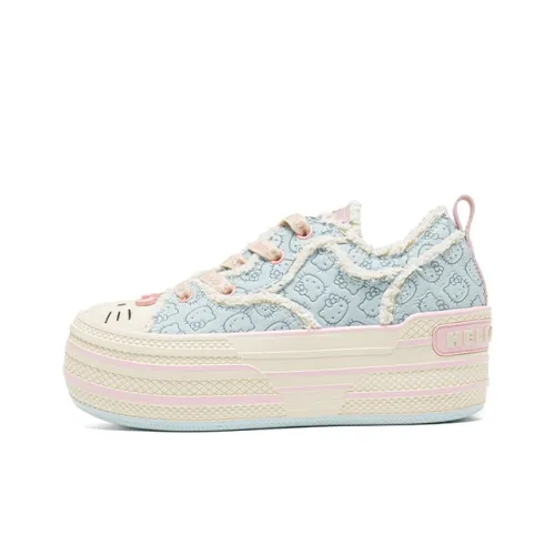 OLD ORDER Hello Kitty кеды низкие, топ, синий, розовый, женские