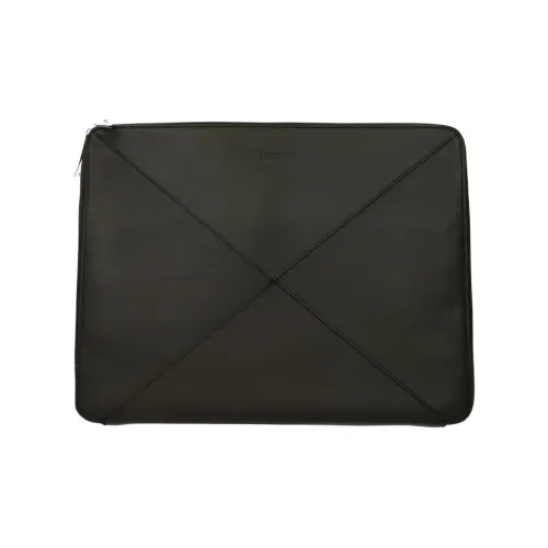 Bottega Veneta Кожа Клатч Мужской Оливково-зеленый