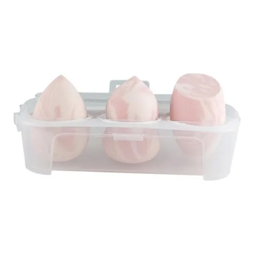 WANWAN 8 шт Макияж Губка Набор Одежды Комбинация Тыква Розовый Не Латекс Яйцо Контейнер Макияж Губка