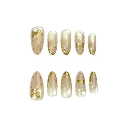 Yun Yue Joe Golden Арочный Овал Golden Wire Французский Градиентный Шimmer