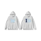 Бело-серый, одиночная пара (флисовая подкладка)