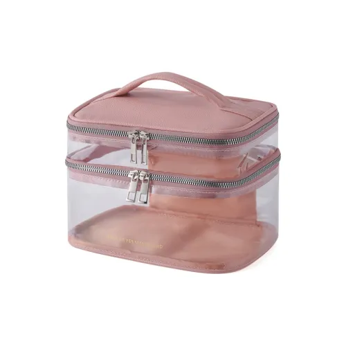 CANYAN Двойной слой портативный прозрачный кейс для макияжа