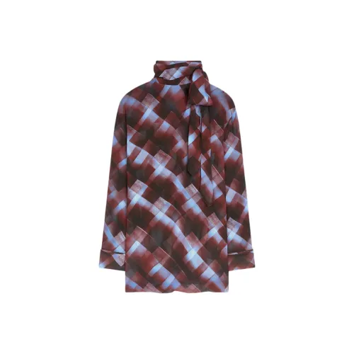 DRIES VAN NOTEN Бургундский Женские Рубашки