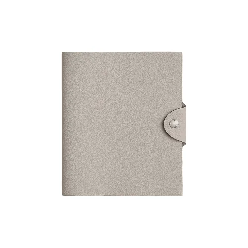 HERMES Ulysse Коровья кожа Togo Защитный чехол Trumpets Унисекс 8L Бетон Бетонно-серый