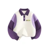 Экрю и темно-фиолетовый