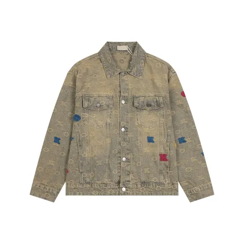 Giyu Грязно-желтый Женские джинсовые куртки