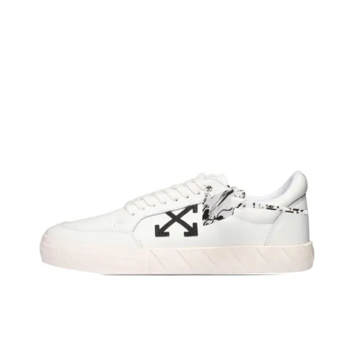 OFF Белый вулканизированные низкие кроссовки для скейтбординга мужские белые