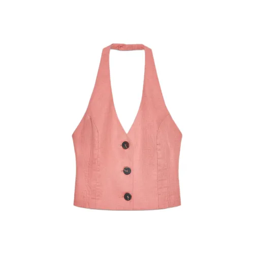 ZARA Бургундский Женские Майки