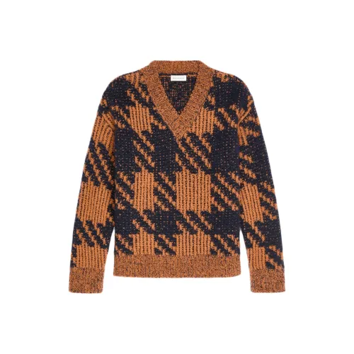 DRIES VAN NOTEN Кофейный Мужской Трикотаж