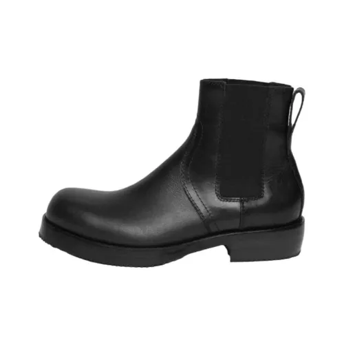 DRIES VAN NOTEN Короткий Челси Мужской Черный