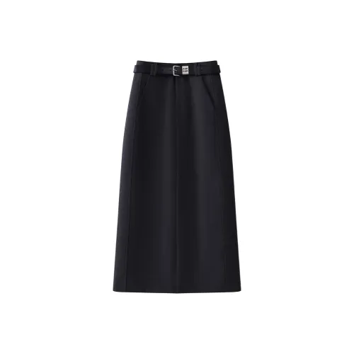 POWXV Повседневный длинный юбка женский