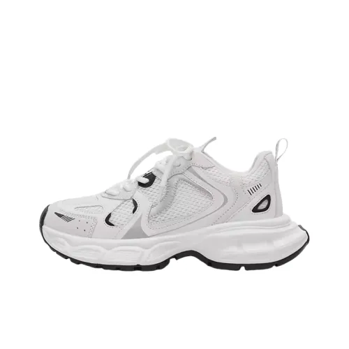 Неон Anti KICK Амортизация Устойчивый к истиранию Дышащий Низкий Топ KIDS Lifestyle Shoes Белый Подростки