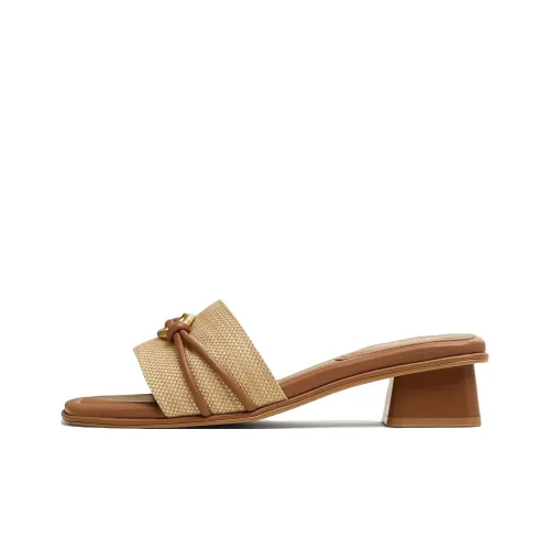 TATA Резина Кожаный Пэчворк Тихие Слипоны Женские