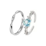 Длинный-Distance Relationship Свяжитесь со службой поддержки клиентов Особенное предложение [Парные кольца + Коробка]