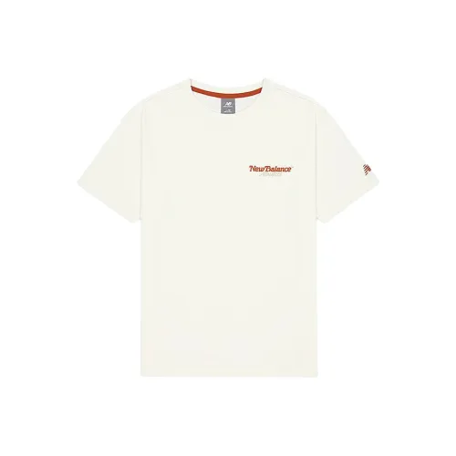 New Balance совместная белая мужская футболка T
