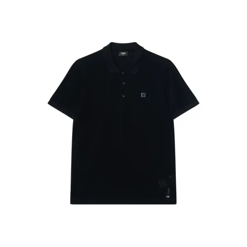 FENDI SS25 Поло Мужское Черное