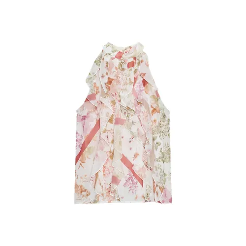 ZARA Многоцветные Женские Майки