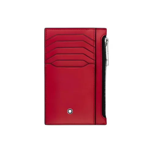 MONTBLANC Meisterstuck Кошелек из коровьей кожи держатель для карт Мужской Красный