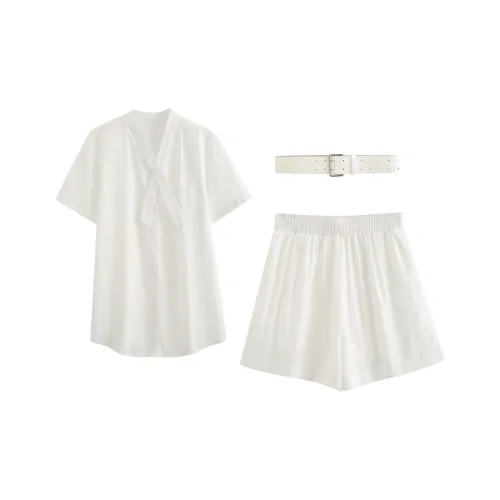 MENGXIAOQI Комплект рубашек Matching для женщин