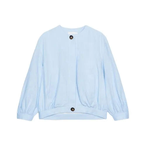 ZARA Светло-синие Женские Куртки