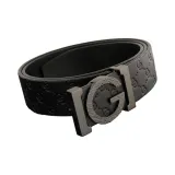 Черная пряжка, черный ремешок